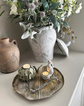 Load image into Gallery viewer, Antique Champagne Metal Display Tray