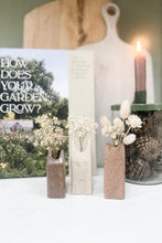 Load image into Gallery viewer, Set of Three Mini House Vases – Earthy Tones