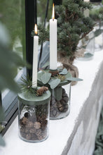 Load image into Gallery viewer, Nordic Candle Holder- Green / Black Lid