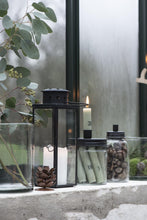 Load image into Gallery viewer, Nordic Candle Holder- Green / Black Lid