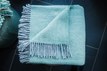Load image into Gallery viewer, Pure Wool Herringbone Armchair Throw