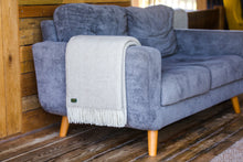 Load image into Gallery viewer, Pure Wool Herringbone Armchair Throw