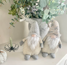 Load image into Gallery viewer, Large Nordic Beige  Sitting Santa Gonk