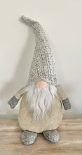 Load image into Gallery viewer, Large Nordic Beige  Sitting Santa Gonk