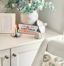 Load image into Gallery viewer, Farm Fresh Pumpkins Rustic Sign