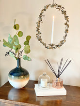 Load image into Gallery viewer, Antique Gold  twisted leaf wreath -candle holder