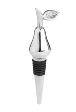Load image into Gallery viewer, Silver Bottle/Wine Stopper – Apple or Pear