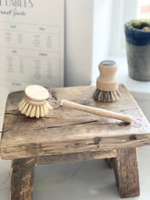 Load image into Gallery viewer, Traditional Wooden Washing-Up and Pot Brush Set