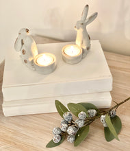 Load image into Gallery viewer, Maisie & Marvin – Pair of Hare Tea-Light Holders