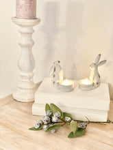 Load image into Gallery viewer, Maisie & Marvin – Pair of Hare Tea-Light Holders