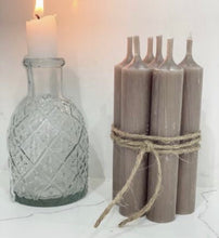 Load image into Gallery viewer, Short Dinner Candles - Bundle of 6 (various colours)
