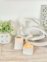 Load image into Gallery viewer, Heart Candle Pot and Vase Set