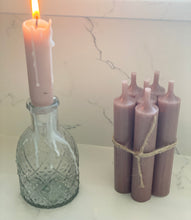 Load image into Gallery viewer, Short Dinner Candles - Bundle of 6 (various colours)