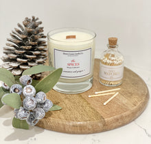 Load image into Gallery viewer, Coloured Matches in Glass Apothecary Bottle with Striker