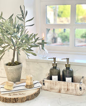 Load image into Gallery viewer, Whitewash Rustic Wooden Brick Mould/Storage