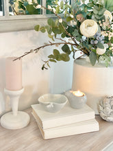 Load image into Gallery viewer, Pear and Apple Candle Holder & Dish set  - Light Grey