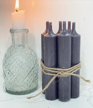 Load image into Gallery viewer, Short Dinner Candles - Bundle of 6 (various colours)
