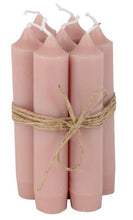 Load image into Gallery viewer, Short Dinner Candles - Bundle of 6 (various colours)