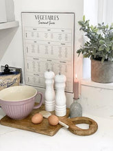 Load image into Gallery viewer, Metal Seasonal Vegetables Sign