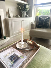 Load image into Gallery viewer, Chamberstick Candle Holder  - Antique White
