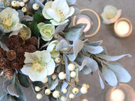 Faux Lambs Ear Spray