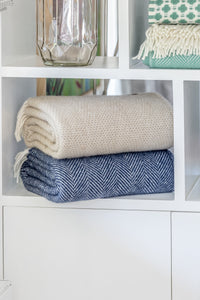 Pure Wool Beehive Blanket /Throw