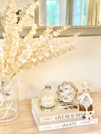 Artificial Metallic Eucalyptus Stems -Silver/Gold/Ivory