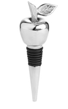 Load image into Gallery viewer, Silver Bottle/Wine  Stopper Apple or Pear

