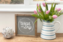 Load image into Gallery viewer, Rustic Handcrafted Framed Wooden Plaque/Sign - Wash &amp; DryRustic
