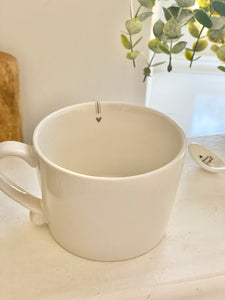 Coffee Makes You Happy Mug - Grey