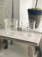 Load image into Gallery viewer, Hearts Water Tumblers - set of 2

