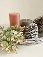 Burnt Orange Faux Eucalyptus Bunch