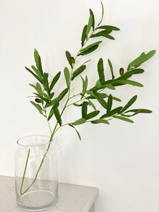 Faux Olive Berry Stem