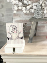 Load image into Gallery viewer, Wooden Gonk Stocking Holder/hanging hook

