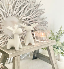 Load image into Gallery viewer, Dasher -White Ceramic Reindeer
