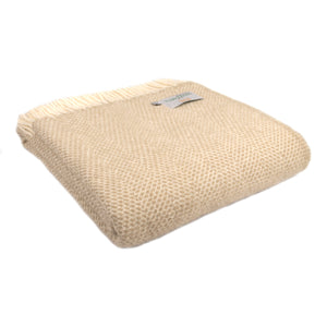 Pure Wool Beehive Blanket /Throw