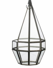 Load image into Gallery viewer, hanging metal lantern 
